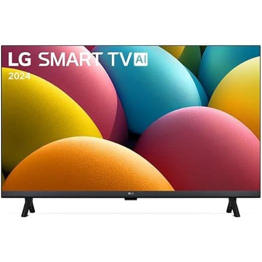 Tela de TV LG Smart 32 polegadas LED HD com bolas coloridas