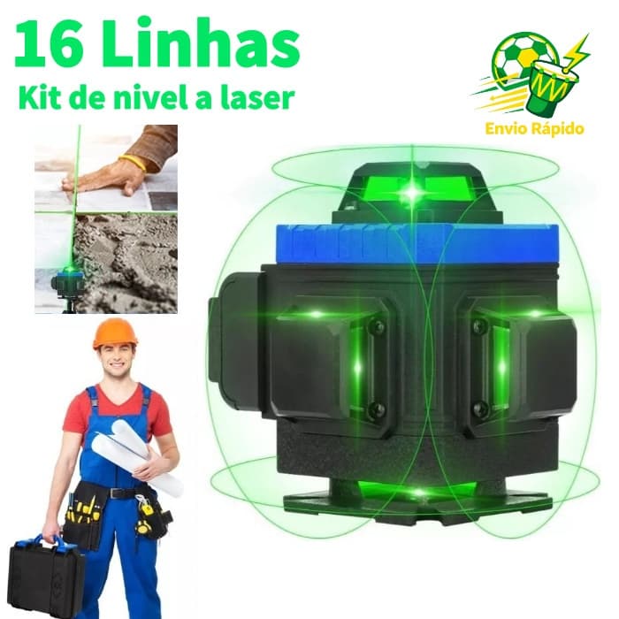 8/12/16Linhas Nivel a Laser Profissional Ajustável Nível 360° Laser Nível a Level Medição Da Linha de Ferramentas