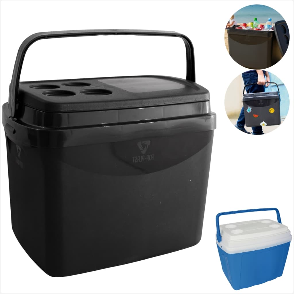 Caixa Térmica Blackout 34 Litros/50 Latas Cooler Reforçado Com Alça