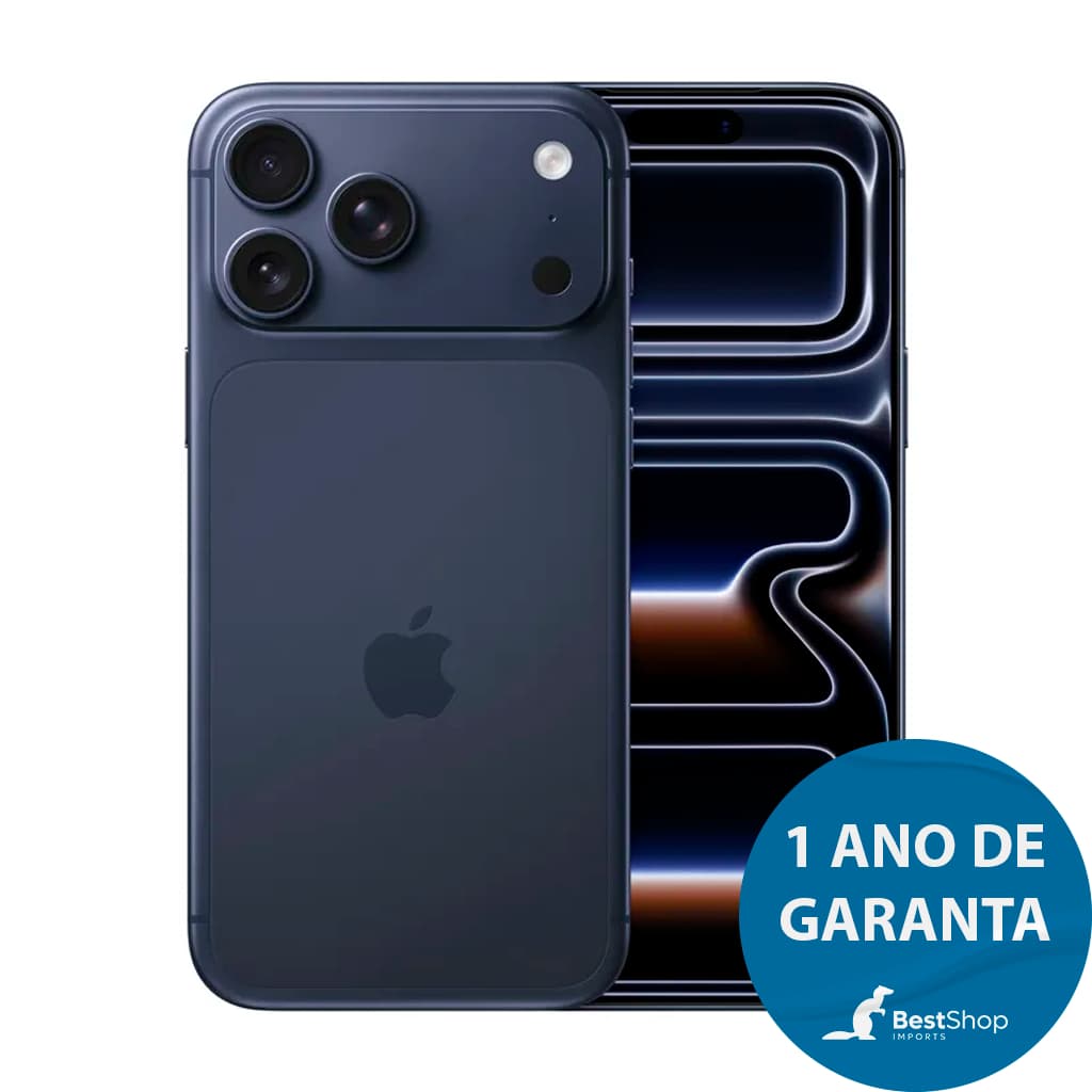 iPhone 17 Pro / 17 Pro Max 256GB 5G eSIM Dual Original Apple Novo Lacrado 1 Ano Garantia