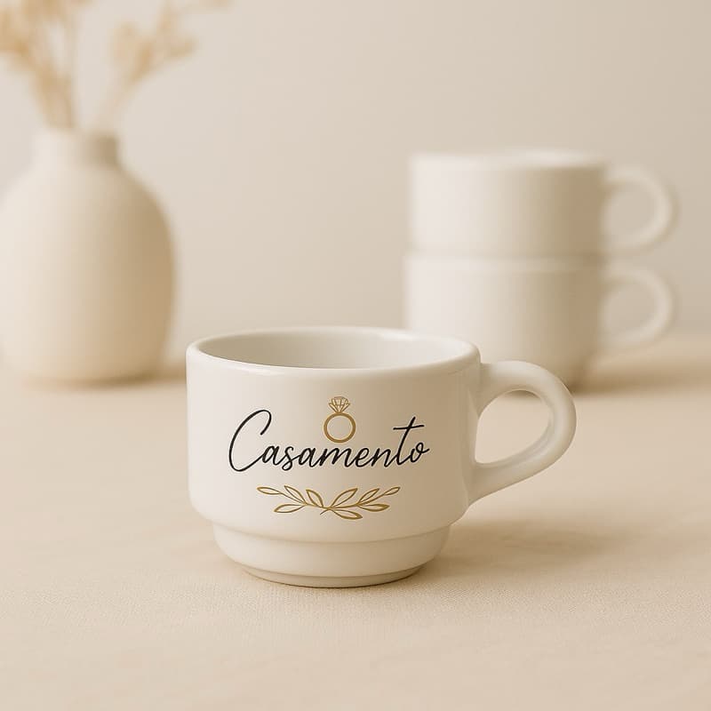 xicara porcelana personalizada lembranca casamento batizado aniversario presente madrinha padrinho