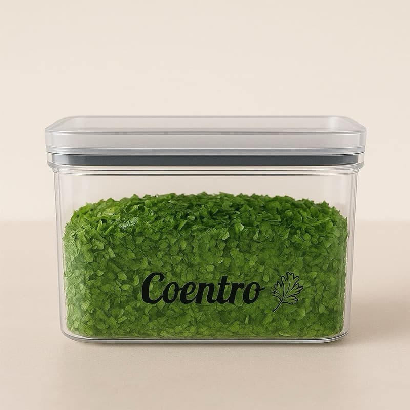 Porta-Coentro Pote Hermetico 450g - porta-cebola - porta-molho de tomate - cozinha- porta-tempero