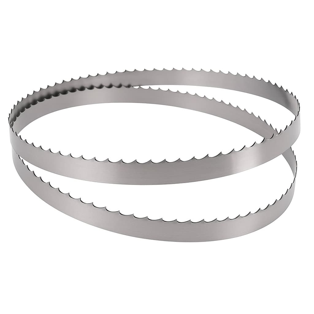 Lâminas de serra fita metálicas cinza, 5/8'' x 1,46 m, 0,5 mm de espessura