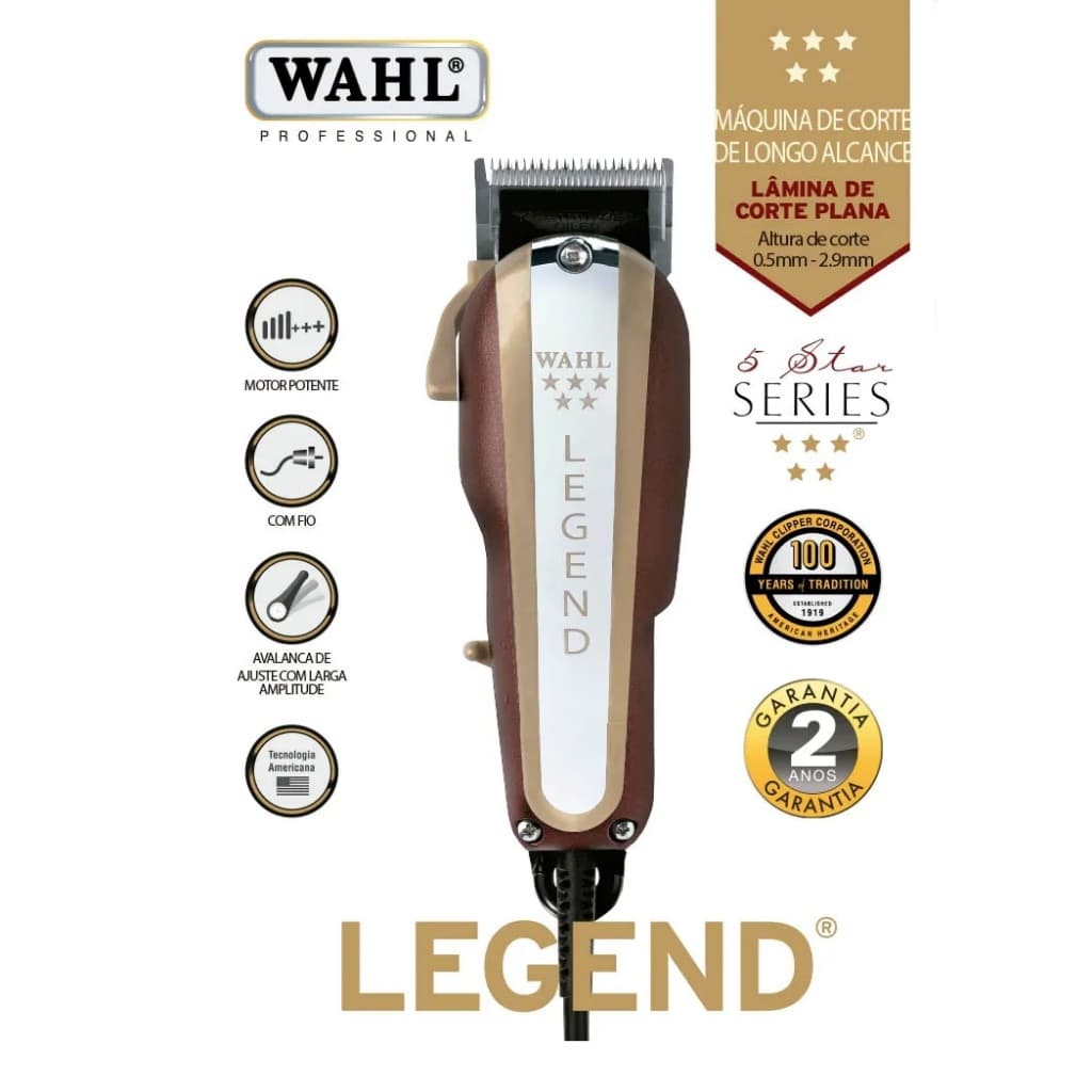 Máquina de Cortar Cabelo Wahl Legend 220V