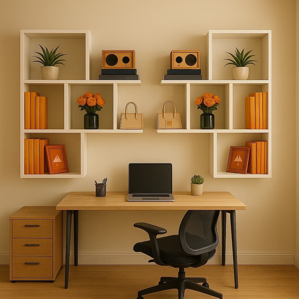 KIT 2 ARMARIO PRATELEIRA NICHO 90X70CM BRANCO ESTANTE CUBO MULTIFUNCIONAL PARA LIVROS, DECORAÇÃO E ORGANIZAÇÃO