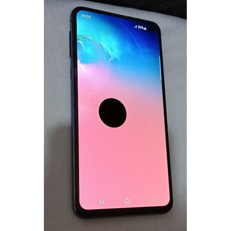 Samsung Galaxy S10e 128GB SM-G970F com tela rosa e azul