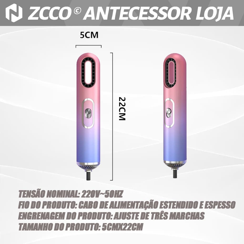 Mini Secador De Cabelo Portátil Secadores De Cabelo Multifuncional 4em1 Para Viagen 1200 watts
