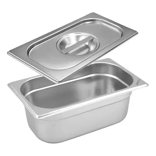 Cuba gastronômica profissional 5L aço inoxidável tampa buffet