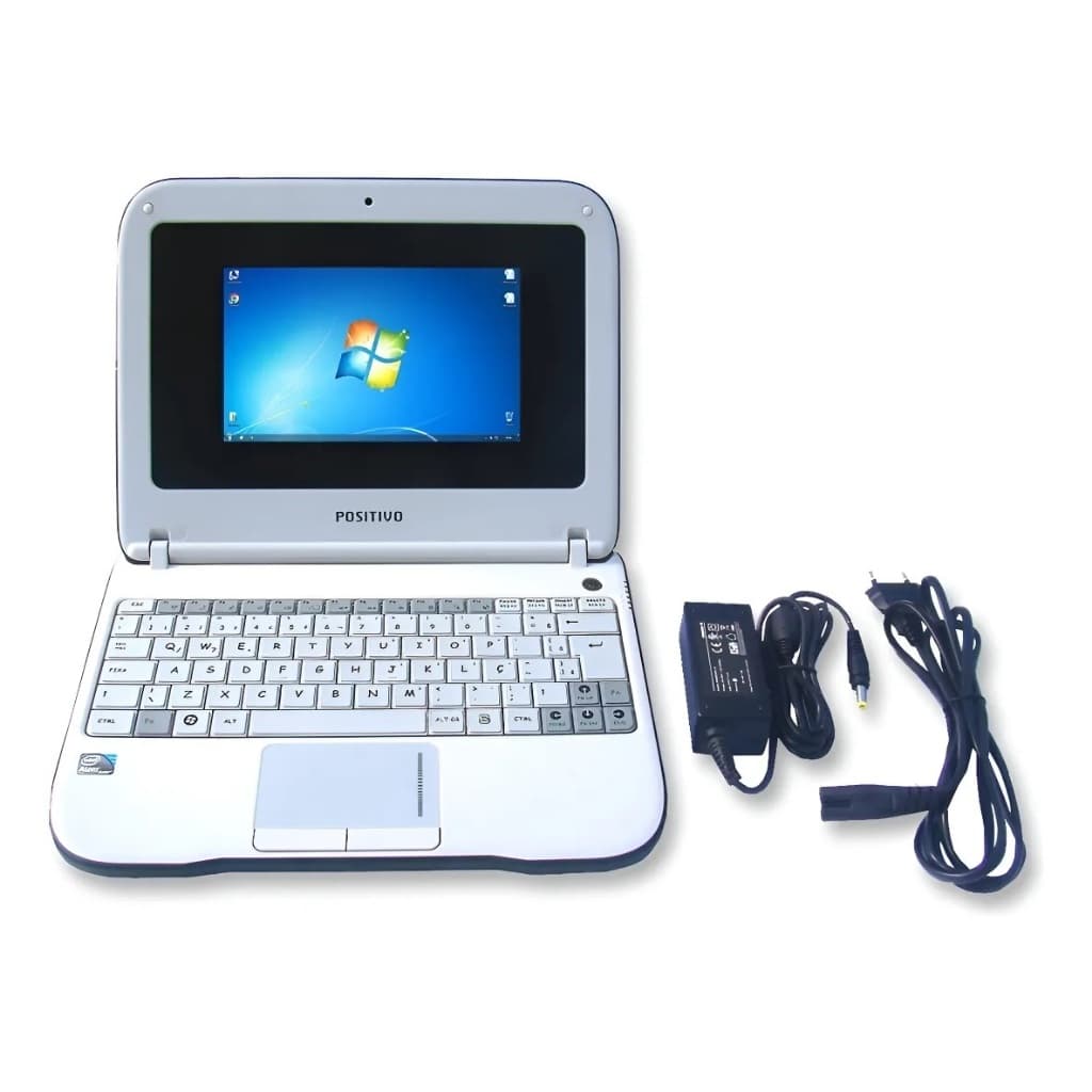 Netbook Positivo Mobo S7 Notebook Laptop Com Cartão Sd De 32gb Win7 Wi-fi Notebook