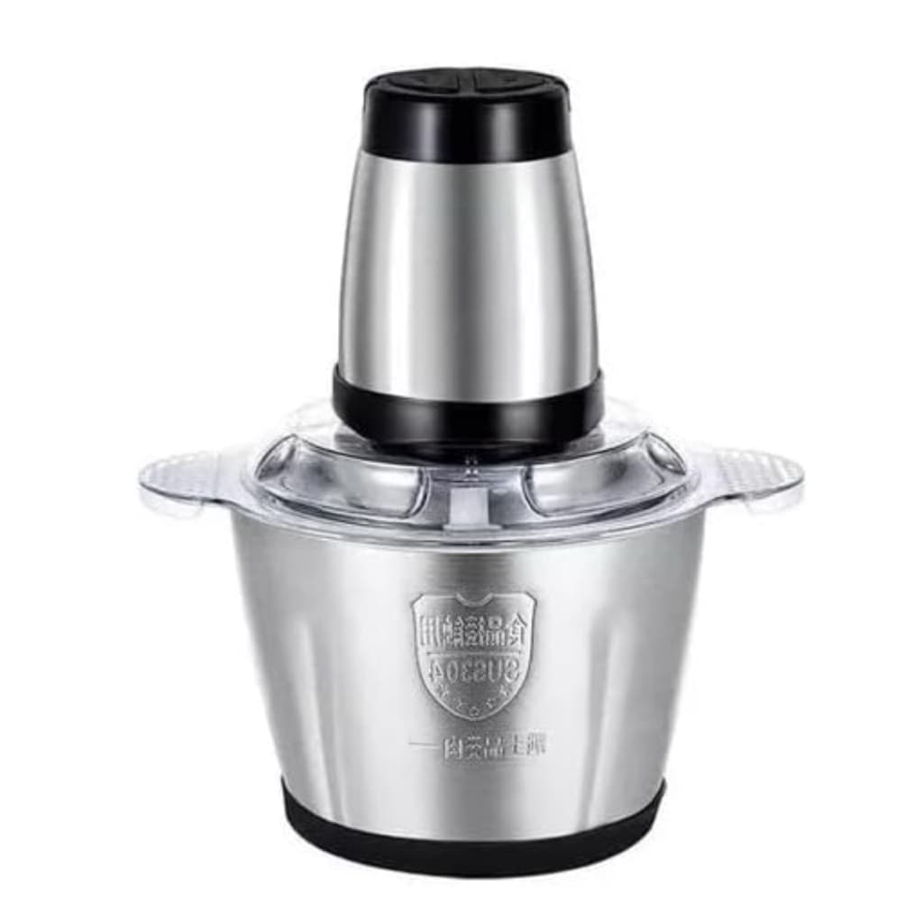 Processador de Alimentos de Aço Inoxidável, Motor Potente, Tigela Espessada - 1200W - 3 L