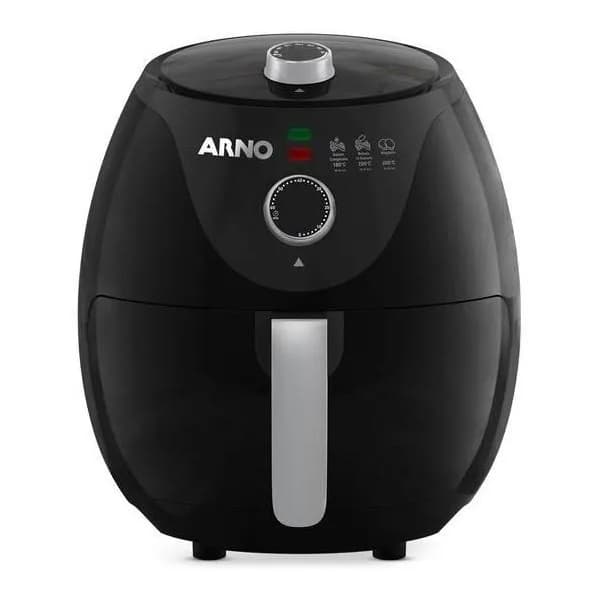 Fritadeira Elétrica Arno Easy Fry 3,2L Preta 220V – Air Fryer Sem Óleo 200°C Compacta e Potente