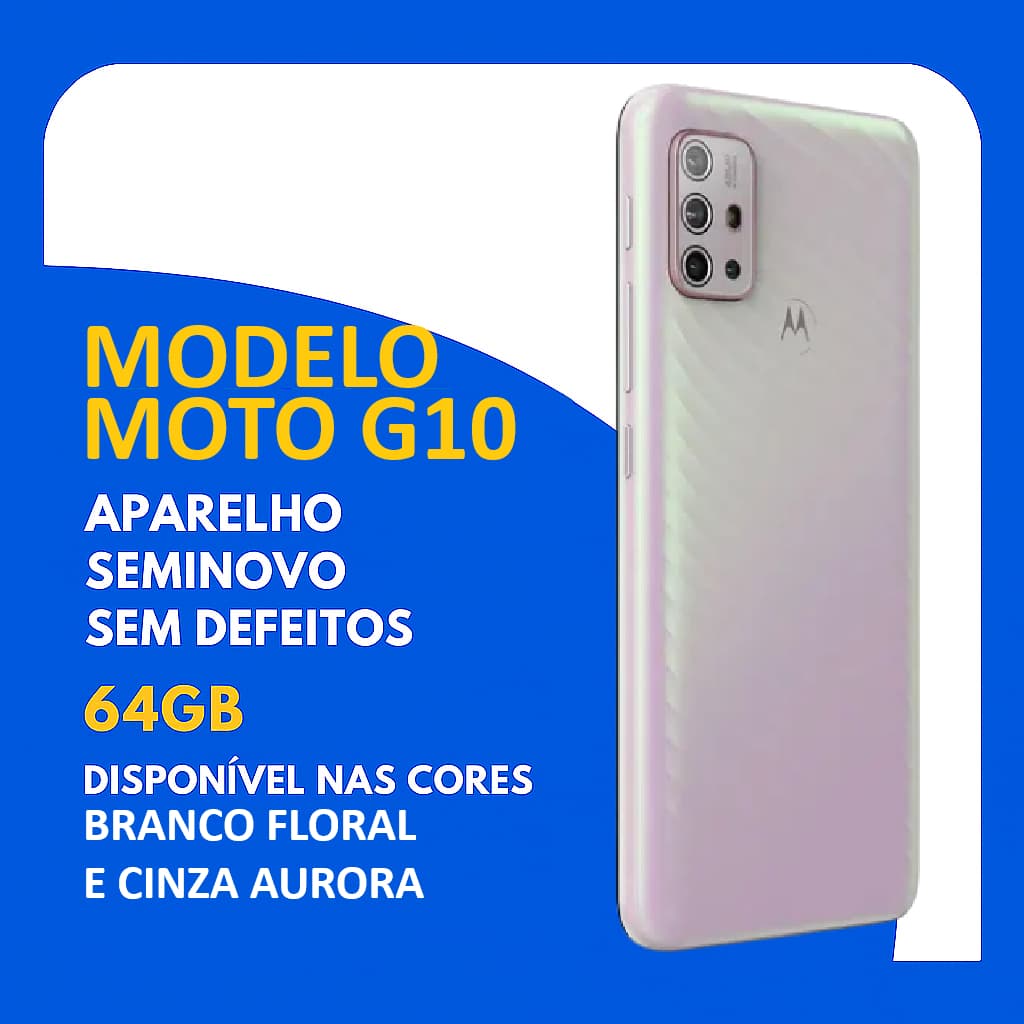 celular original moto g Moto G10 64 Gb 4 Gb Ram semi novo