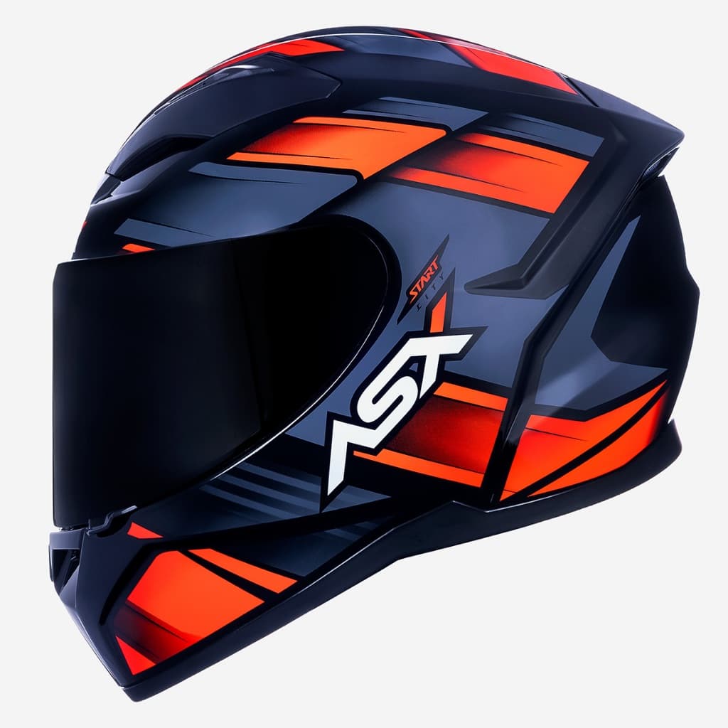Capacete Moto Fechado ASX City Start Vermelho Brilho
