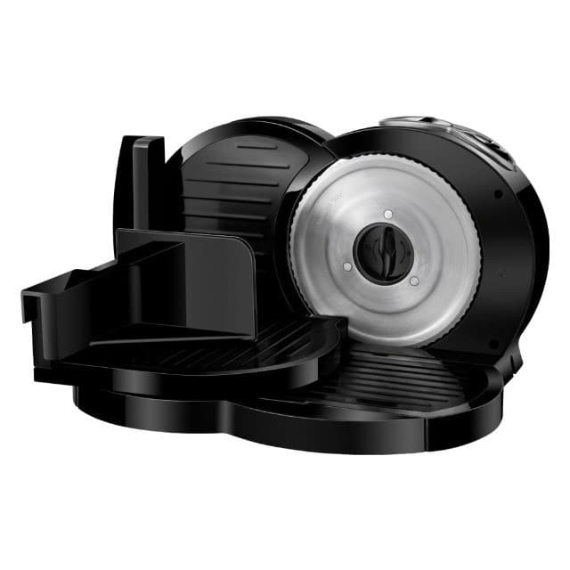 Cortador de frios multifatiador Lenoxx preto, aço inoxidável, uso doméstico 220V.