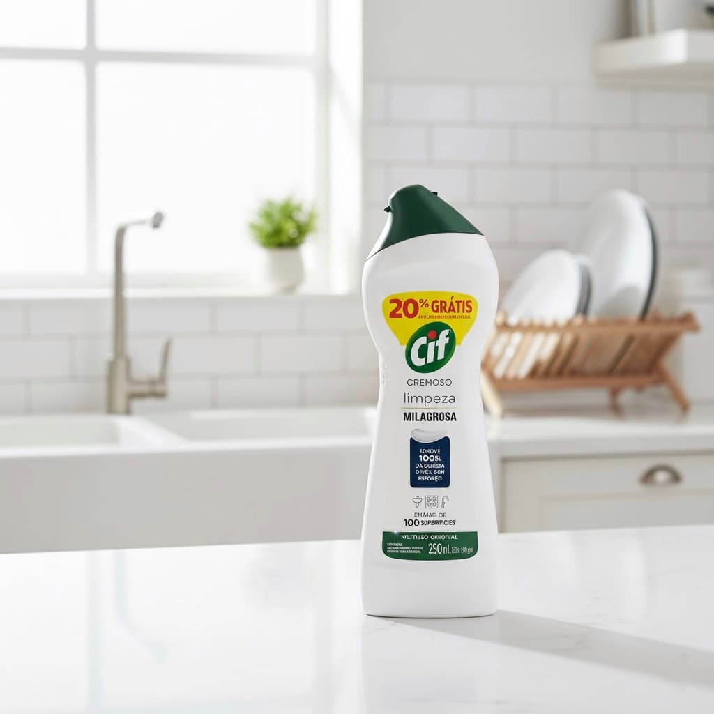Cif Cremoso Limpeza Milagrosa 250ml A Limpeza Profunda Que Sua Casa Precisa!