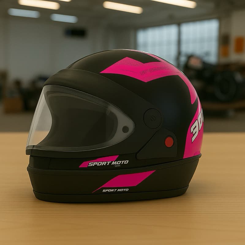 Capacete Pro Tork Mixs Automático New 3000 Rosa Tamanho 58 Capacete Feminino