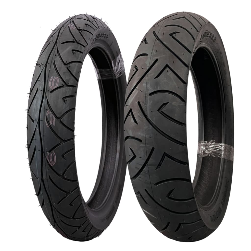 Par Pneu Sport Demon 110 70 R17 + 140 70 R17 Pirelli Novo Uso Sem Câmara