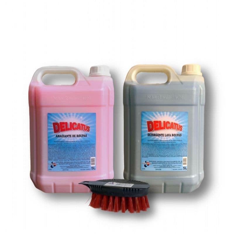KIT para Limpeza 03 (LAVA ROUPAS/AMACIANTE/BUCHA)