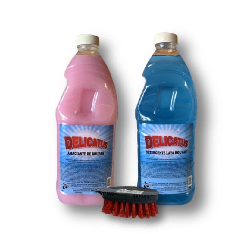 KIT Limpeza 02 (LAVA ROUPAS/AMACIANTE/BUCHA)