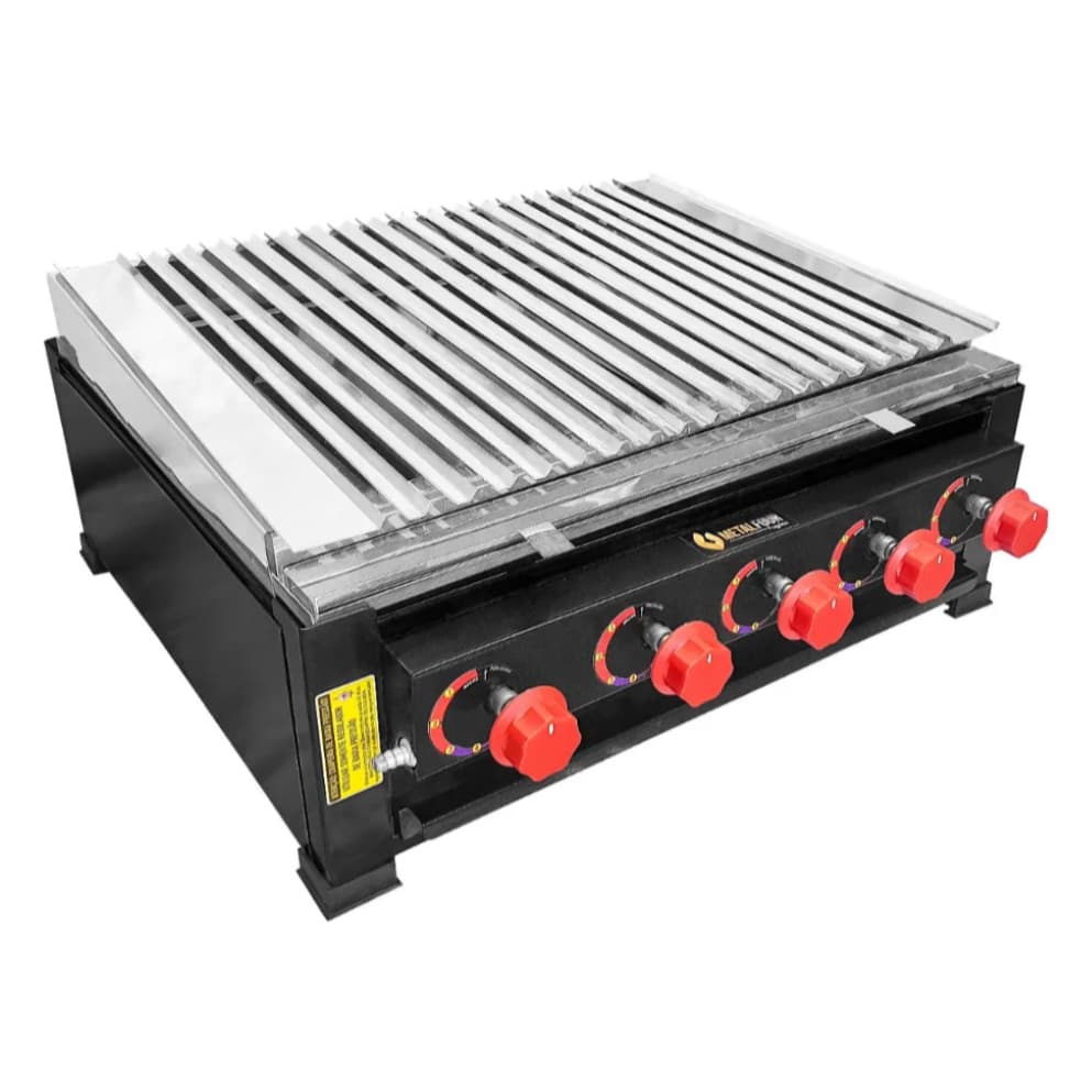 Churrasqueira À Gás Char Broiler 60x60 Inox Baixa Pressão Gourmet