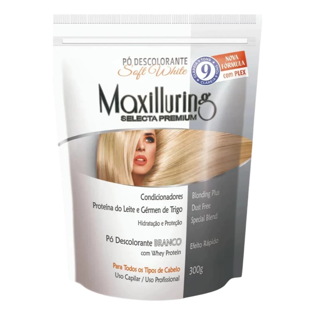 O MELHOR PÓ DESCOLORANTE- BRANCO MAXILLURING PROFISSIONAL
