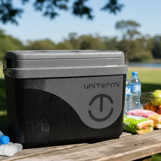 Caixa Cooler Térmica Floripa 7,5 Litros Praia 12 Latas Camping unitermi cozinha com tampa porta copos decorações Mor