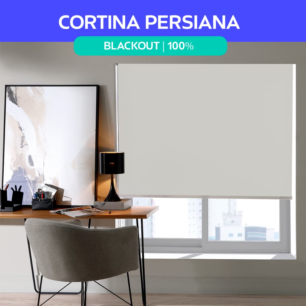 Persiana Rolo 100% Blackout com Bloqueio Total da Luz Design Moderno Estilo e Funcionalidade
