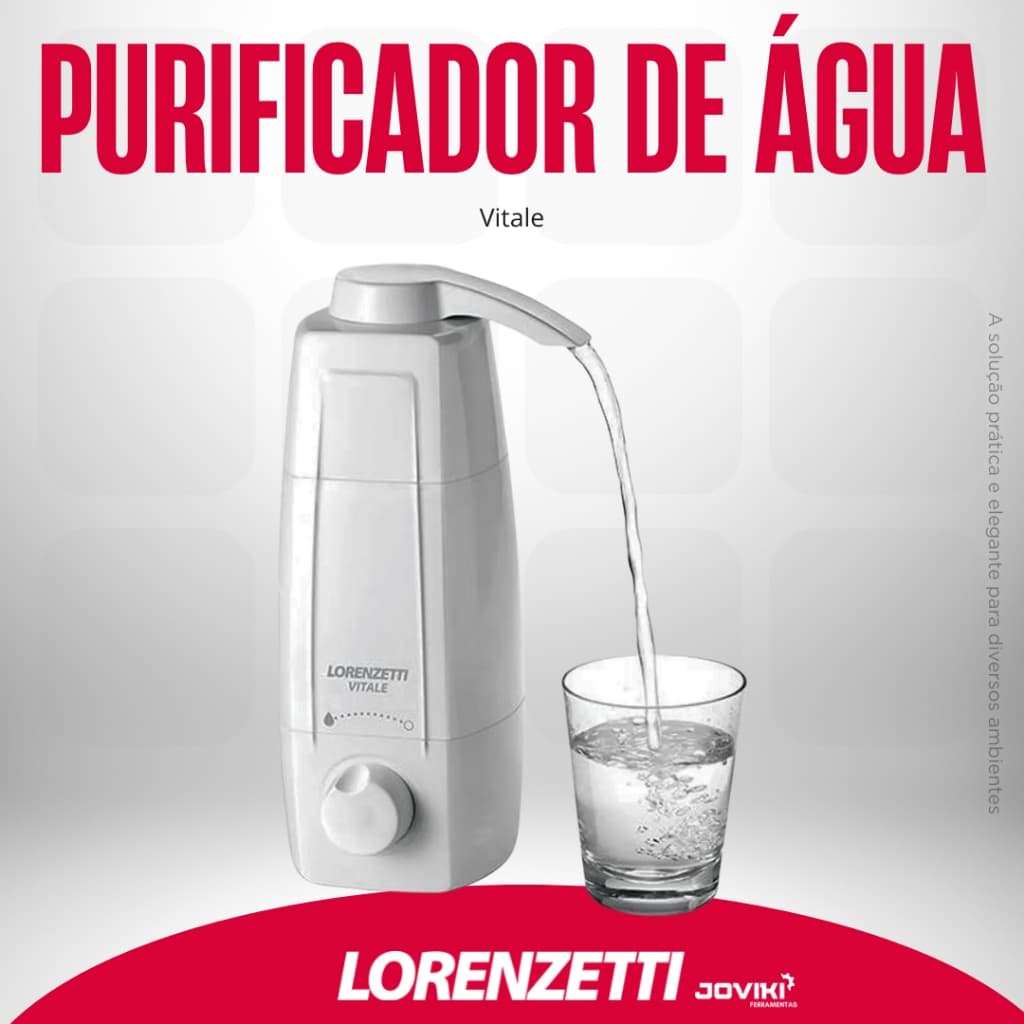 Filtro Purificador de Água Não Elétrico Lorenzetti Vitale