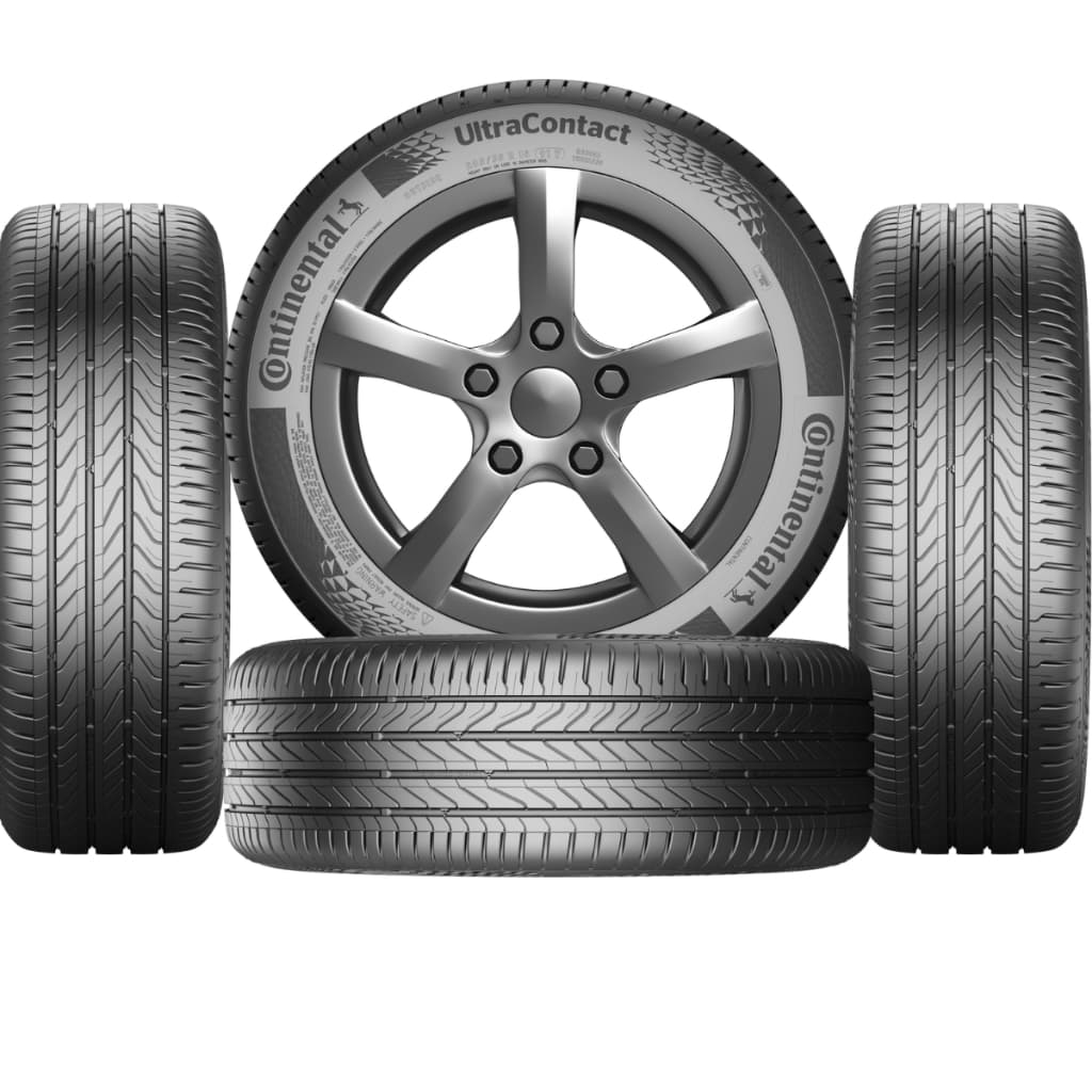 Kit de 4 pneus 205/65 R16 95H Continental UltraContact com roda de liga leve