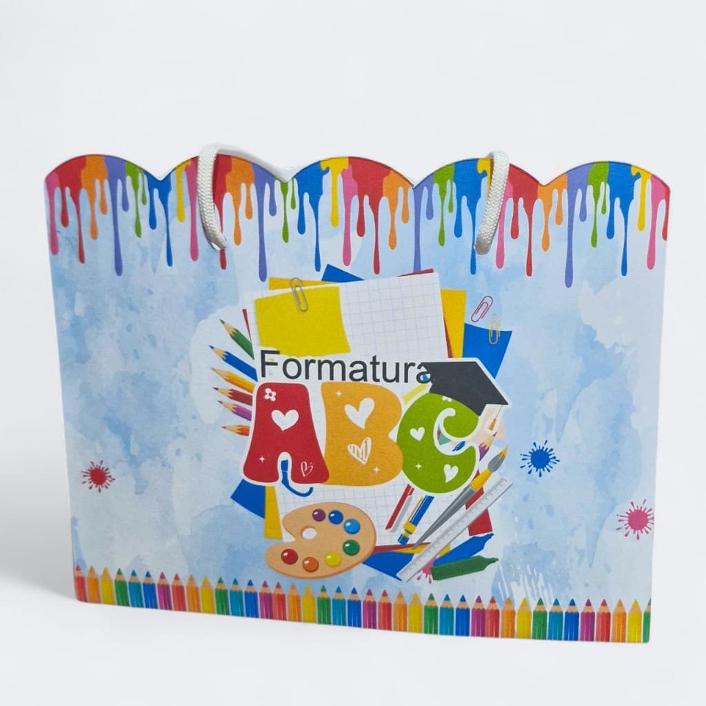 40 SACOLINHA FORMATURA ABC - PEGUE E MONTE - Sacolinha | Lembrancinha | Mimos | Aniversário FORMATURA ABC