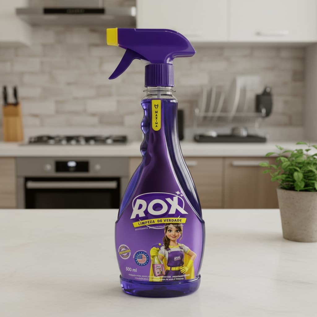 Rox Limpeza Detergente Líquido Frasco 500ml