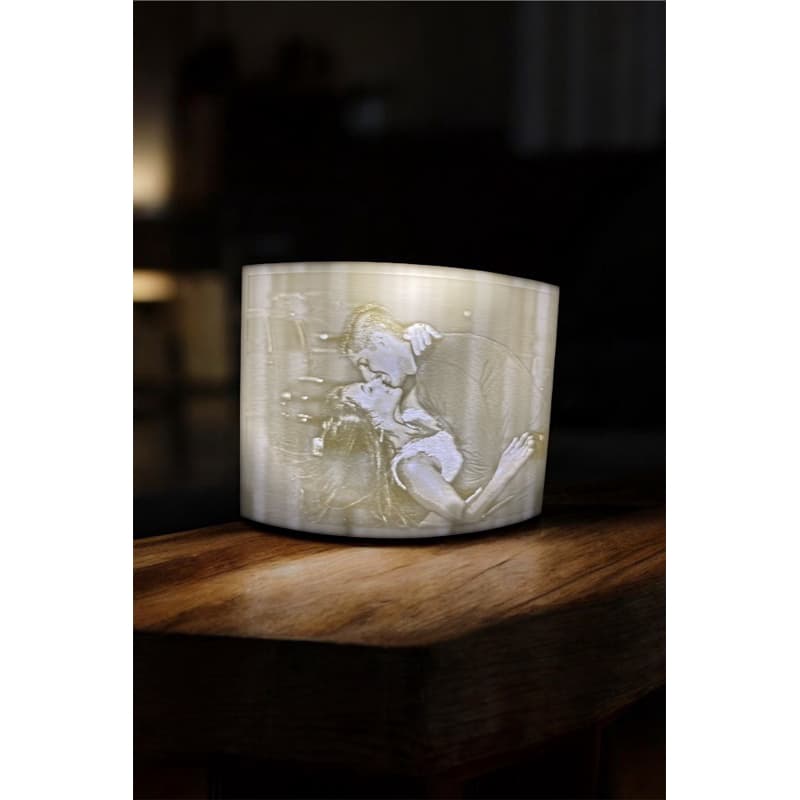 Quadro personalizado 15cmx16cm| Luminária personalizada | foto iluminada | Luminária com foto