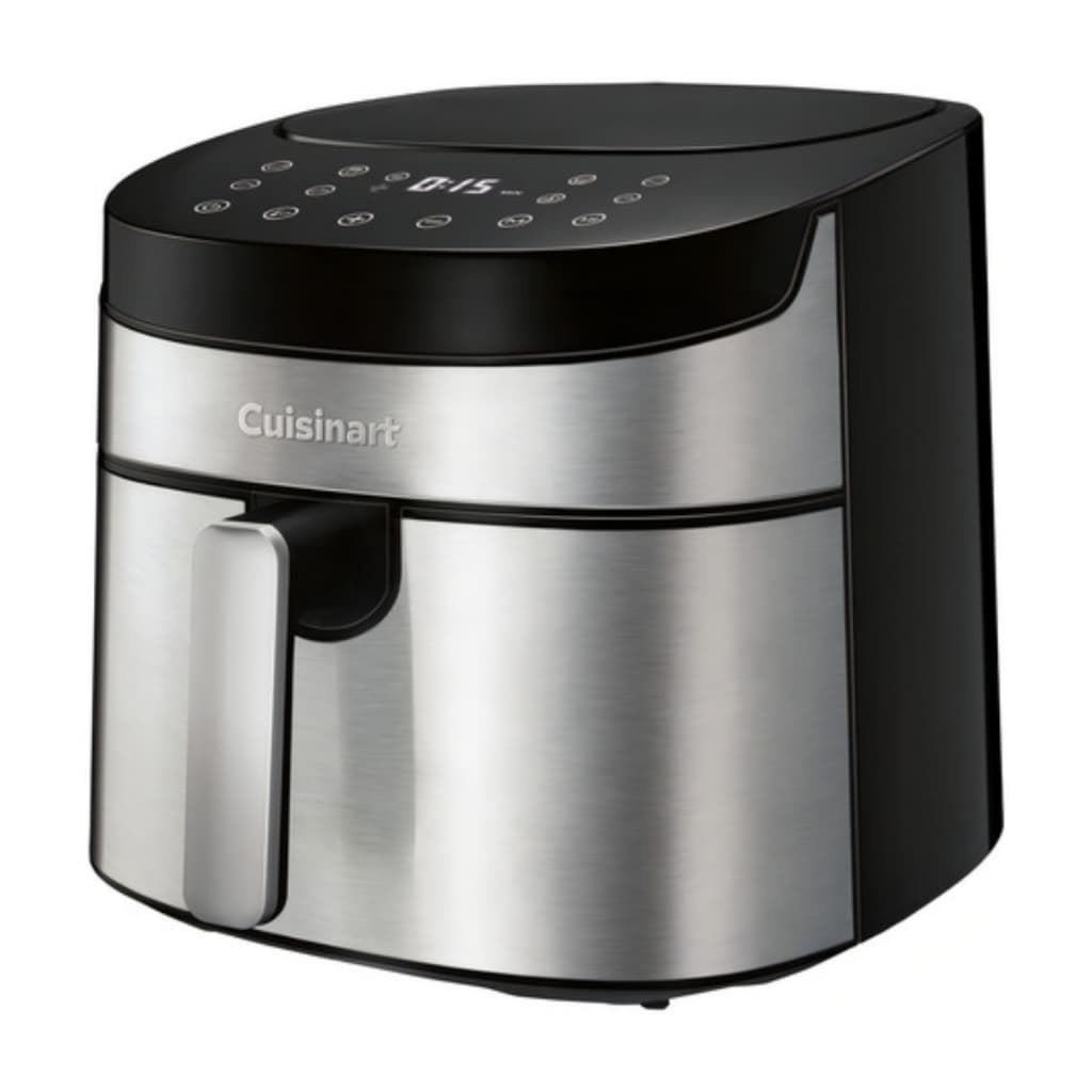 Fritadeira Air Fryer Digital 7,2 Litros 1800w Cor Prateado Cuisinart, aço inoxidável, controles digitais, Cuisinart