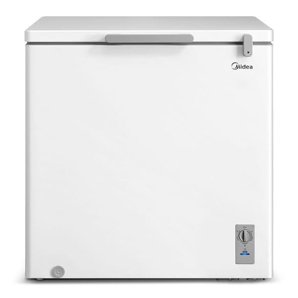 Freezer horizontal branco Midea 200l MDRc280SLA011 com controle de temperatura