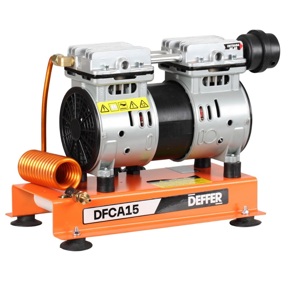 Compressor de Ar Elétrico DEFFER DFCA15 750W 220V - Imagem frontal com fundo branco