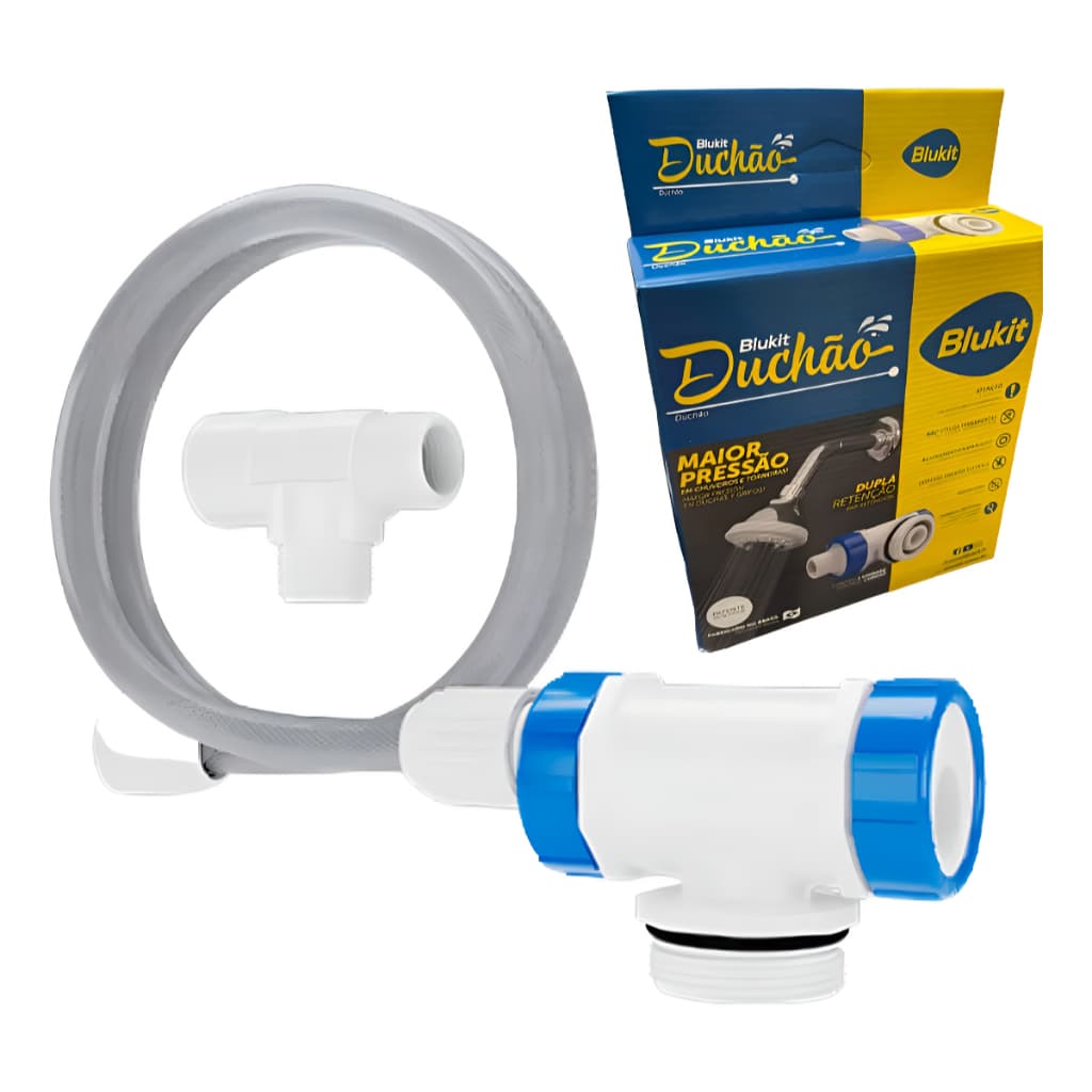 Válvula de Pressão Blukit com Tubulação e Embalagem Original