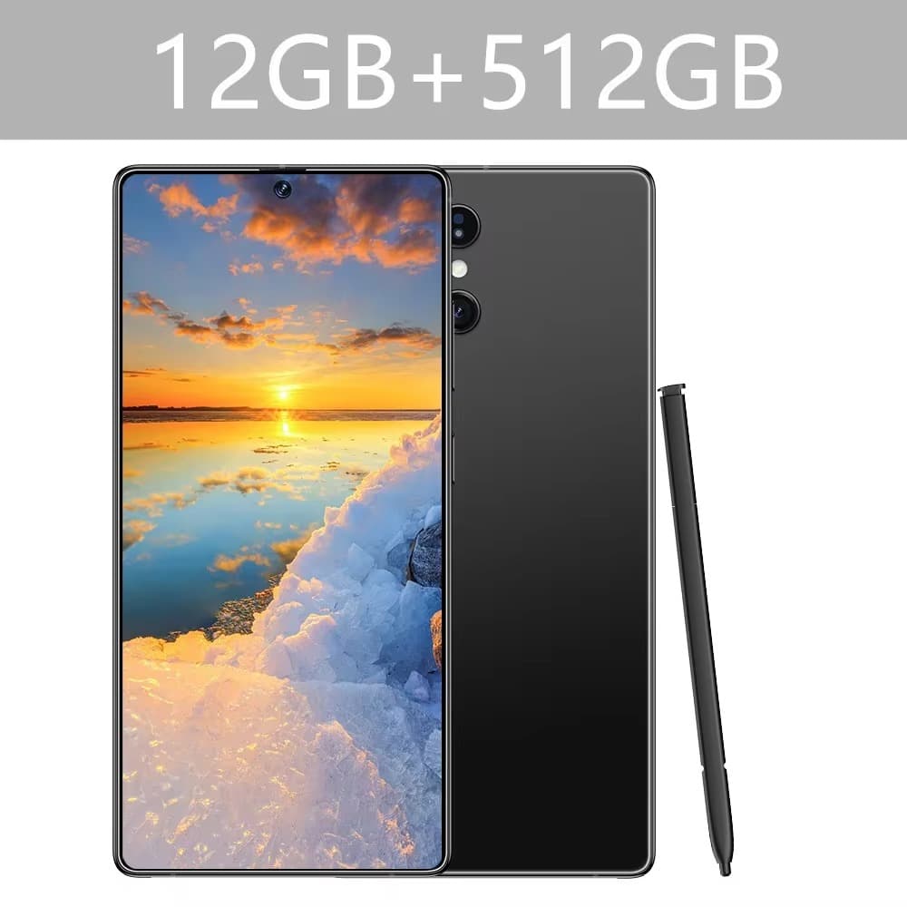 Smartphone Galaxy S25 Ultra com 12GB RAM e 512GB, 7,3 polegadas, câmera 108MP