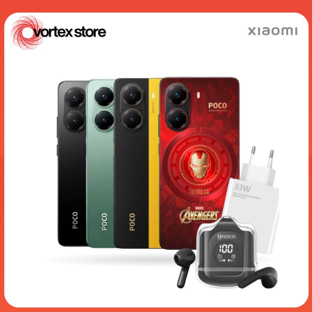 Xiaomi Poco X7 PRO 5G 512GB+12GB RAM,  256GB+12GB RAM Processador Dimensity 8400-Ultra,Câmera 50MP, Bateria 6000Mah Vers