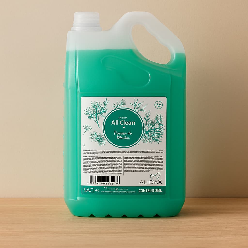 Detergente Líquido Limpeza Profunda All Clean Frescor da Manhã – Galão 5L | Perfume que Encanta!