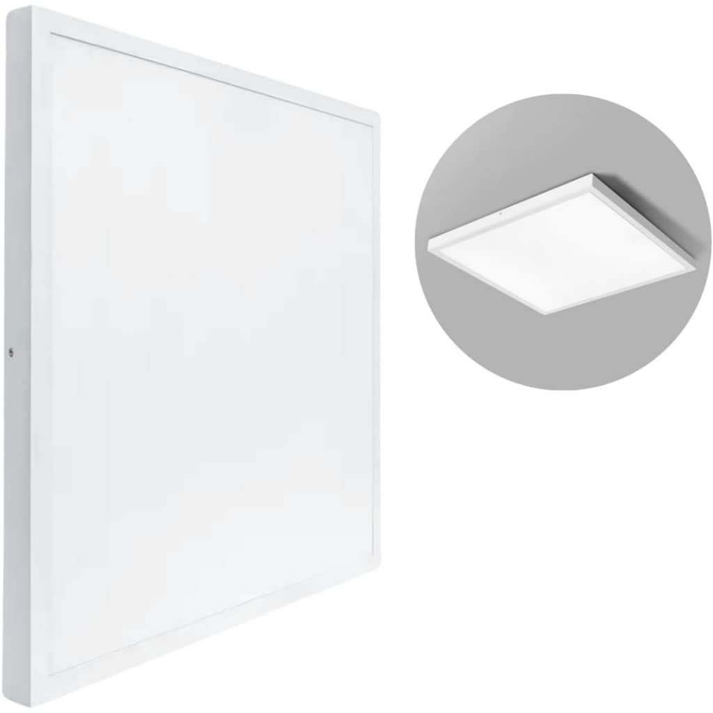 Painel Plafon Led Sobrepor 45W 6500K 60x60, Luminária de Teto Quadrado Sobrepor Branco frio Bivolt - Foxlux