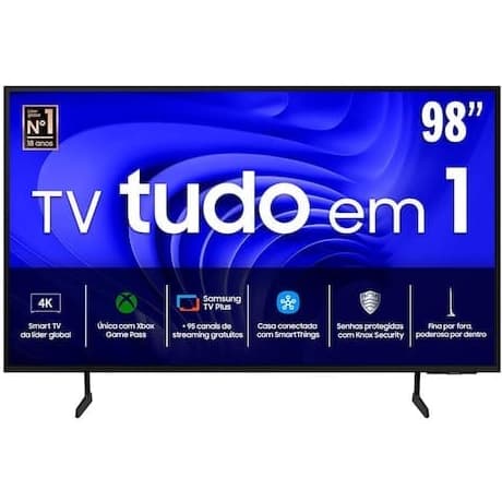 Smart TV Big 98" Samsung UHD 4K Gaming Hub - UN98DU9000GXZD