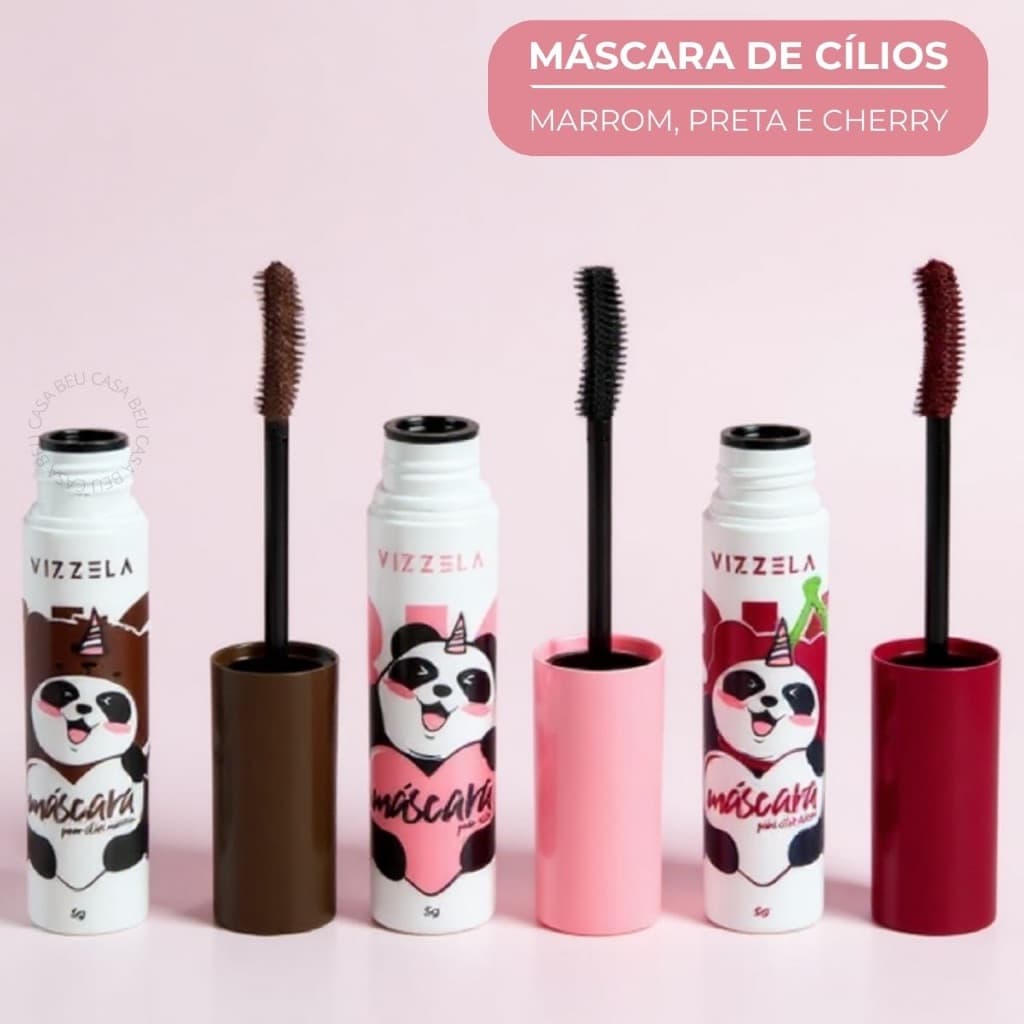 Máscara Para Cílios Big No Panda Vizzela Rímel Maquiagem