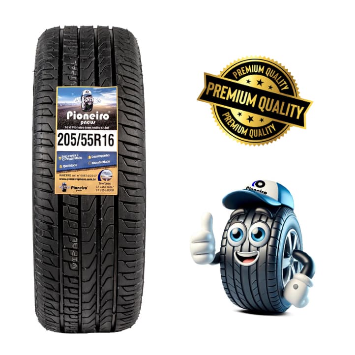 1 PNEUS ARO 16 205/55 R16 PIONEIRO /INMETRO/ REMOLD ***ENVIO IMEDIATO***