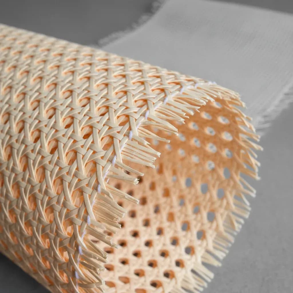 Palhinha Indiana Palha Da India Rattan Tela Sextavada Forro Fibra Natural Celulose Decoração Móveis 50cm
