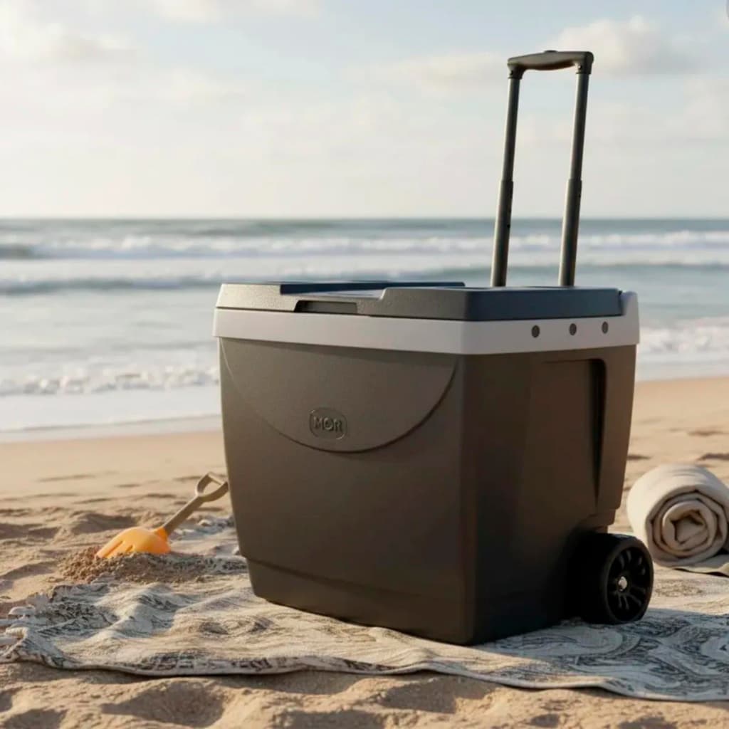 Caixa Térmica com Rodinhas 42 Litros Praia Piscina Lazer - Mor