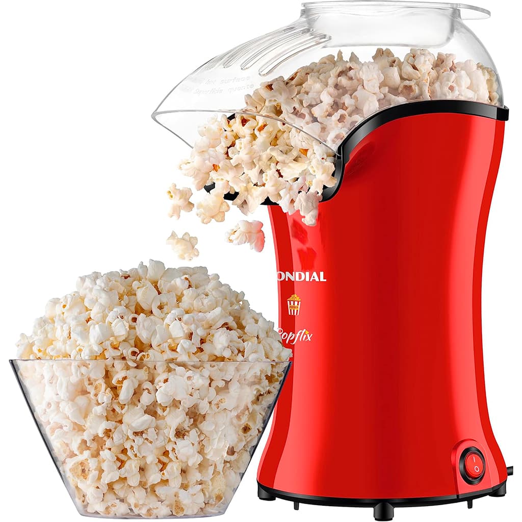 Pipoqueira Elétrica Popflix, Mondial, Vermelho, 1200W, 110V - PP-03