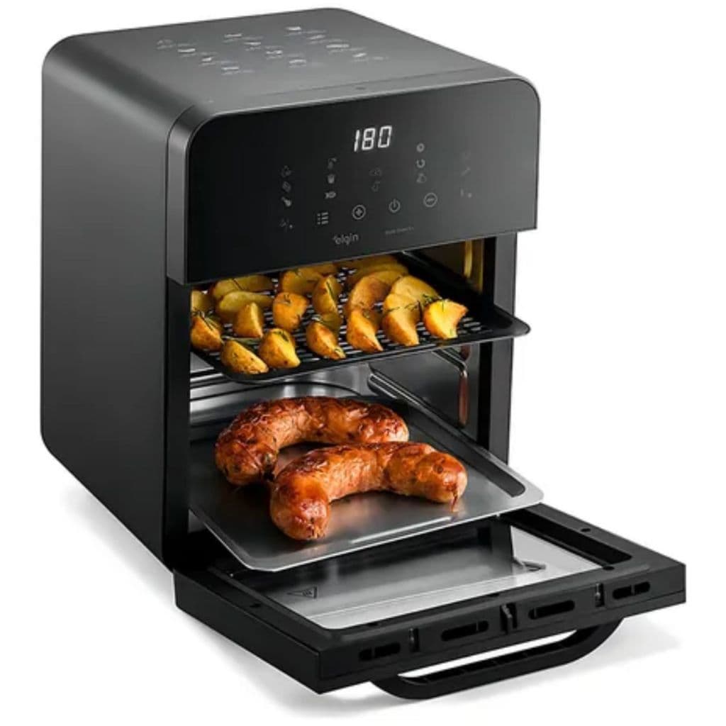 Air Fryer Fritadeira Sem Óleo Forno Style Oven Fry 10Litros 1400W Painel Digital 127V Elgin Original