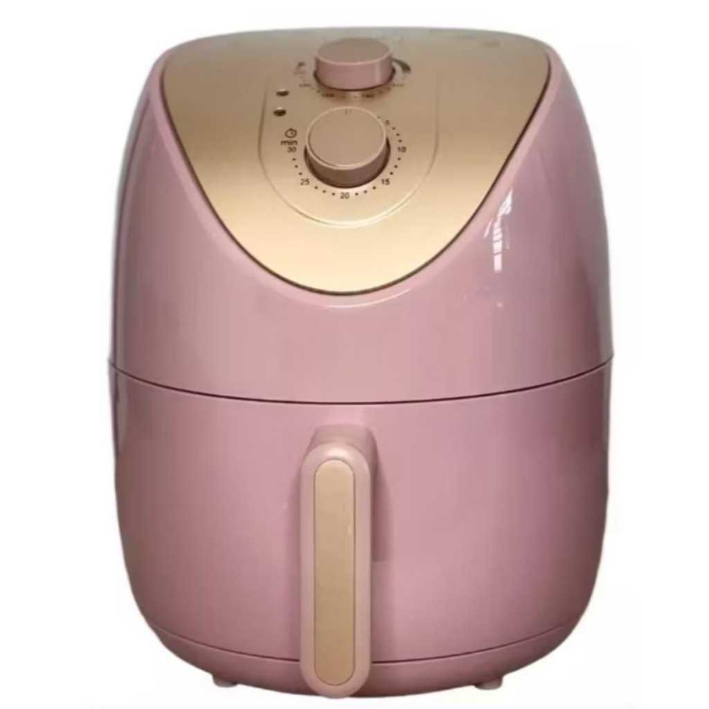 Air Fryer 4L HomeLand 1500W 220V Fritadeira Sem Óleo Rosa Dourado Cozinha Saudável Blogueira