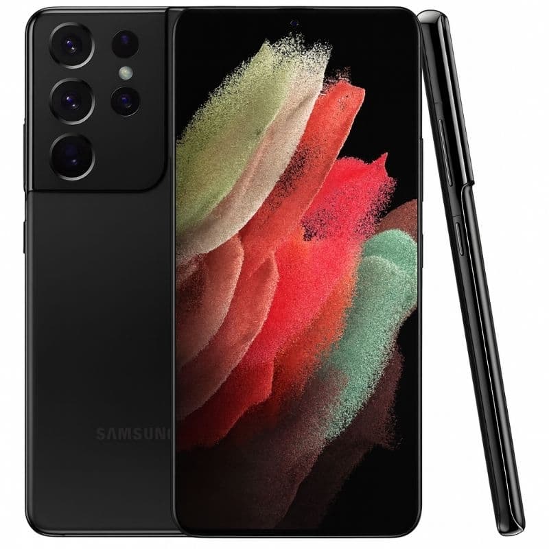 Samsung Galaxy S21 Ultra 5G 256G 12RAM Preto com câmera traseira tripla