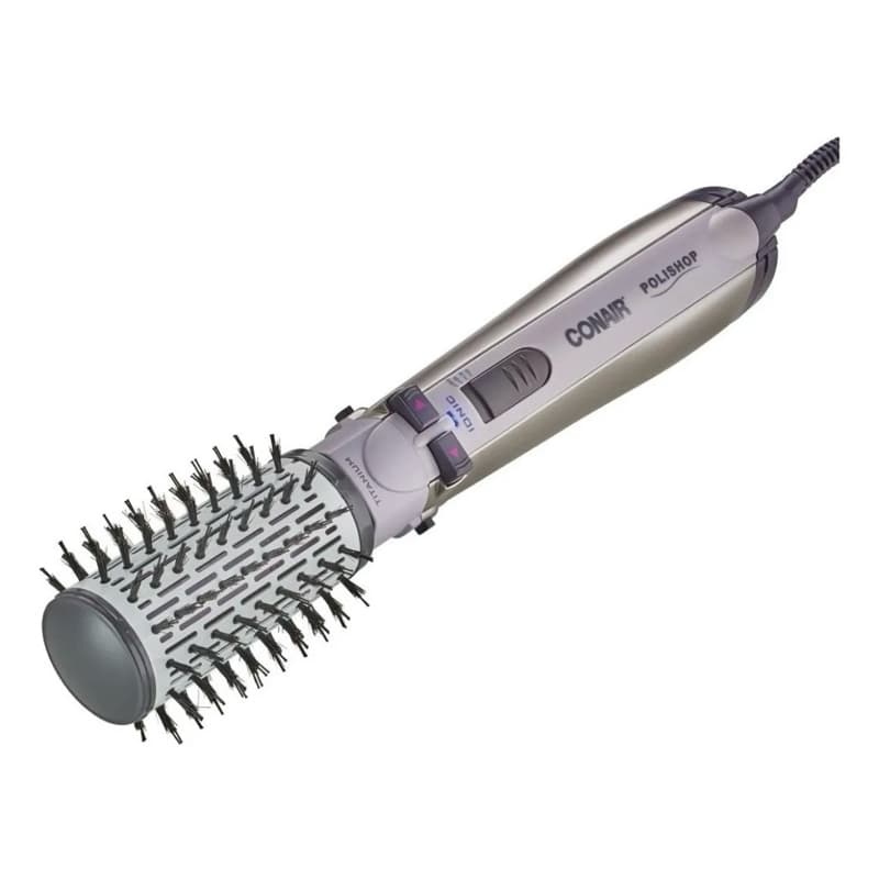 secador de cabelo Escova Rotating Air Brush Titanium Conair 127v Cinza 900w Seminovo